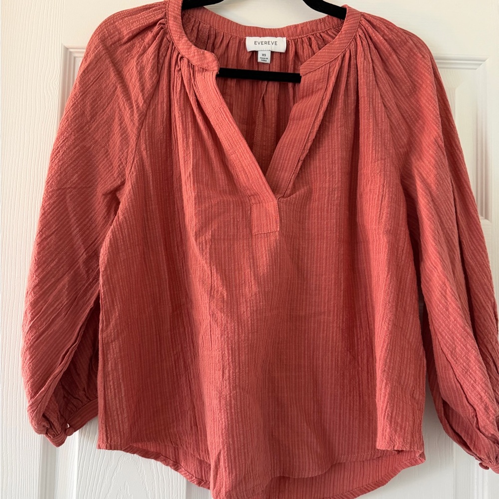 Evereve Women's Terracotta Blouse